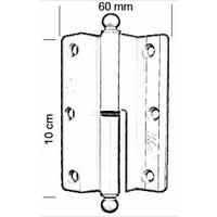 10 Cm Cumbalı Oval Menteşe 