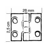 2,5 Cm Dar Sabit Menteşe