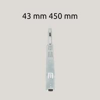 43 mm 450 mm Çift Açılım Teleskopik Ray