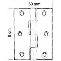 8 Cm Geniş Sabit Menteşe
