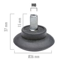 Büyük Bingo Ayak M8 Siyah