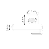 Cam Kilidi Tekli Oval Tip