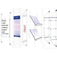 Cam Raf Pi̇mi̇ 12Mm Halat İçi̇n 18X25Mm Yatay