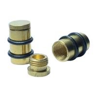 Cam Raf Pimi  Kapaklı Sarı Çift Oringli Ø 12 Mm X 22 Mm Pirinç Malzeme