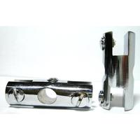 Çi̇ft Taraflı Cam Raf Pi̇mi̇ 8Mm Çubuk İçi̇n 15X40Mm Yatay