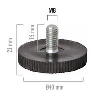 Düz Bingo Ayak M8 Siyah