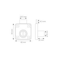 Master Kare Çekmece Kilidi