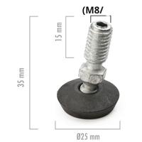 Oynar Başlıklı Bingo M8 (Ø25) Siyah