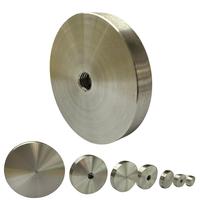 Paslanmaz Cam Flanşı Ø 55Mm 10Mm Kalınlık Metrik 8 Diş 