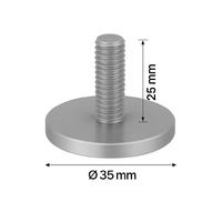Paslanmaz Flanş Ø 35 Mm 4 Mm M10 