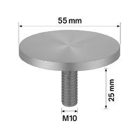 Paslanmaz Flanş Ø 55 Mm 4 Mm M10 