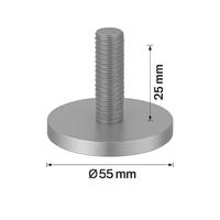 Paslanmaz Flanş Ø 55 Mm 4 Mm M10 