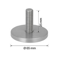 Paslanmaz Flanş Ø 65 Mm 4 Mm M10 