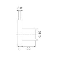 Sürgülü Çekmece Kilidi 22 Mm